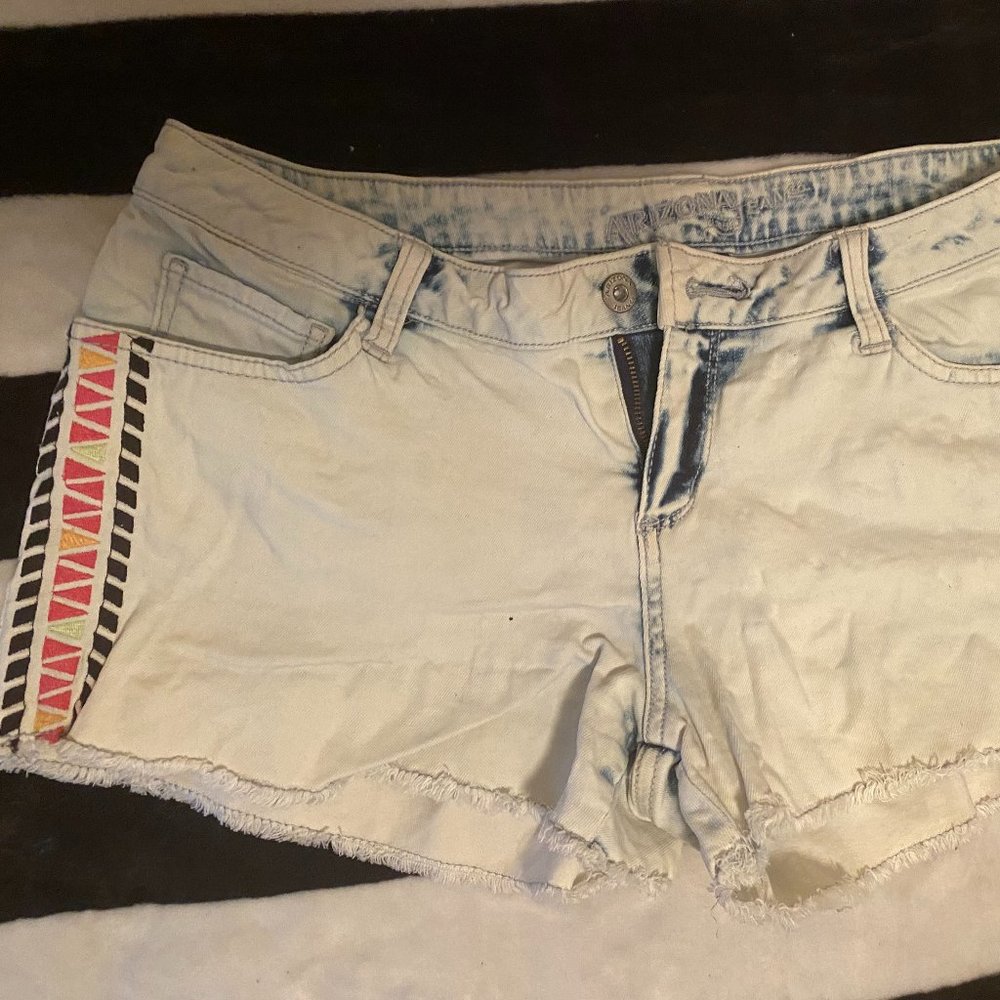 blue jean shorts, size 13